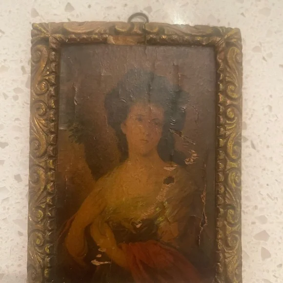 Set of Miniature Antique Women Portraits - Picture 3 of 6